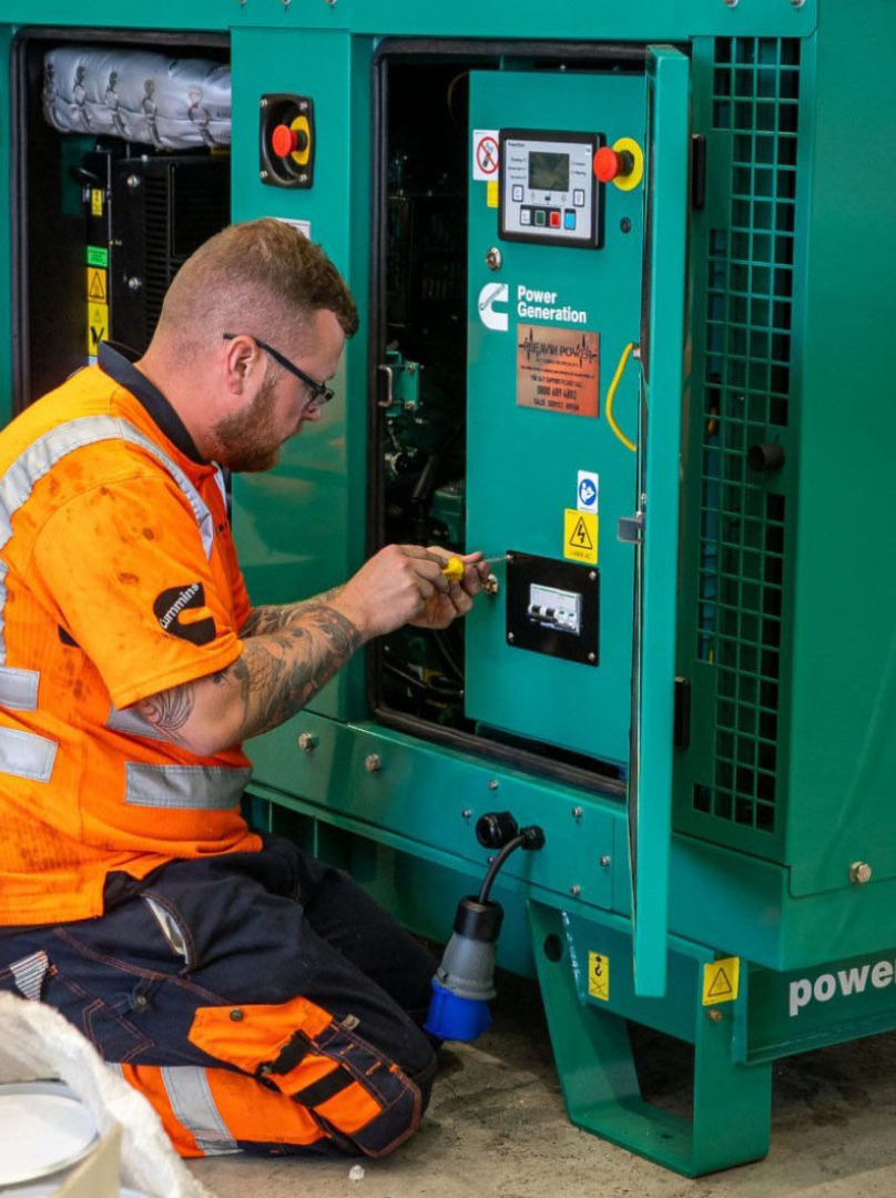 Engineer working